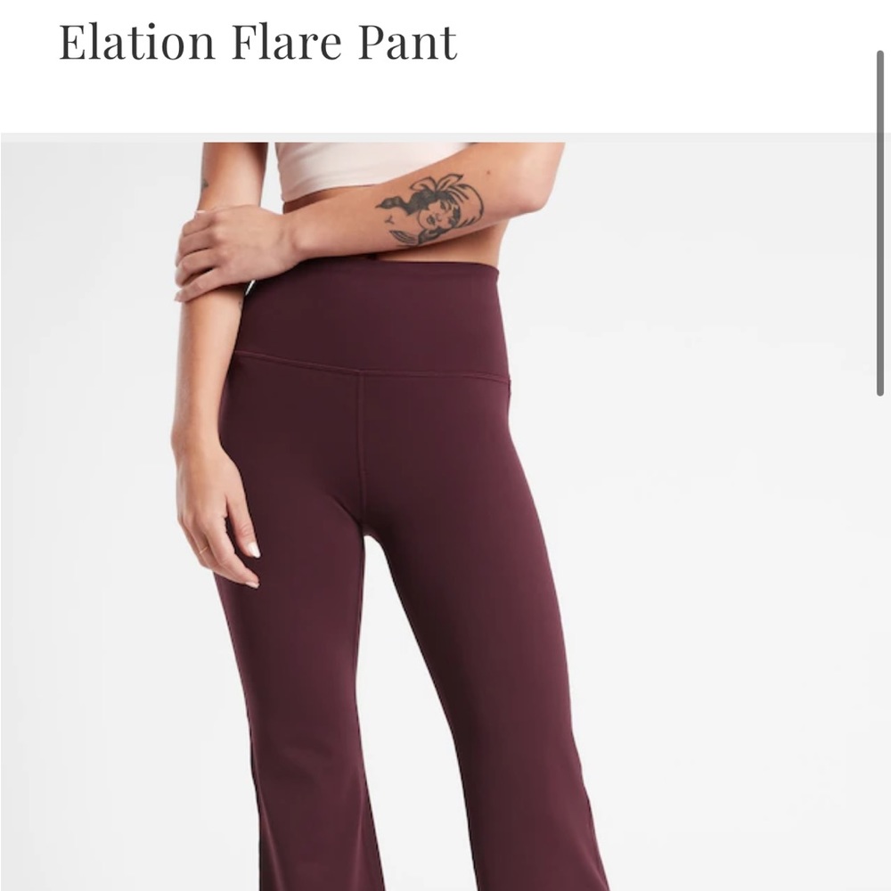 athleta elation flare leggings